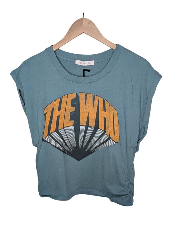 Daydreamer Tops - Daydreamer The Who Banded Graphic Tee Blue Large Cotton